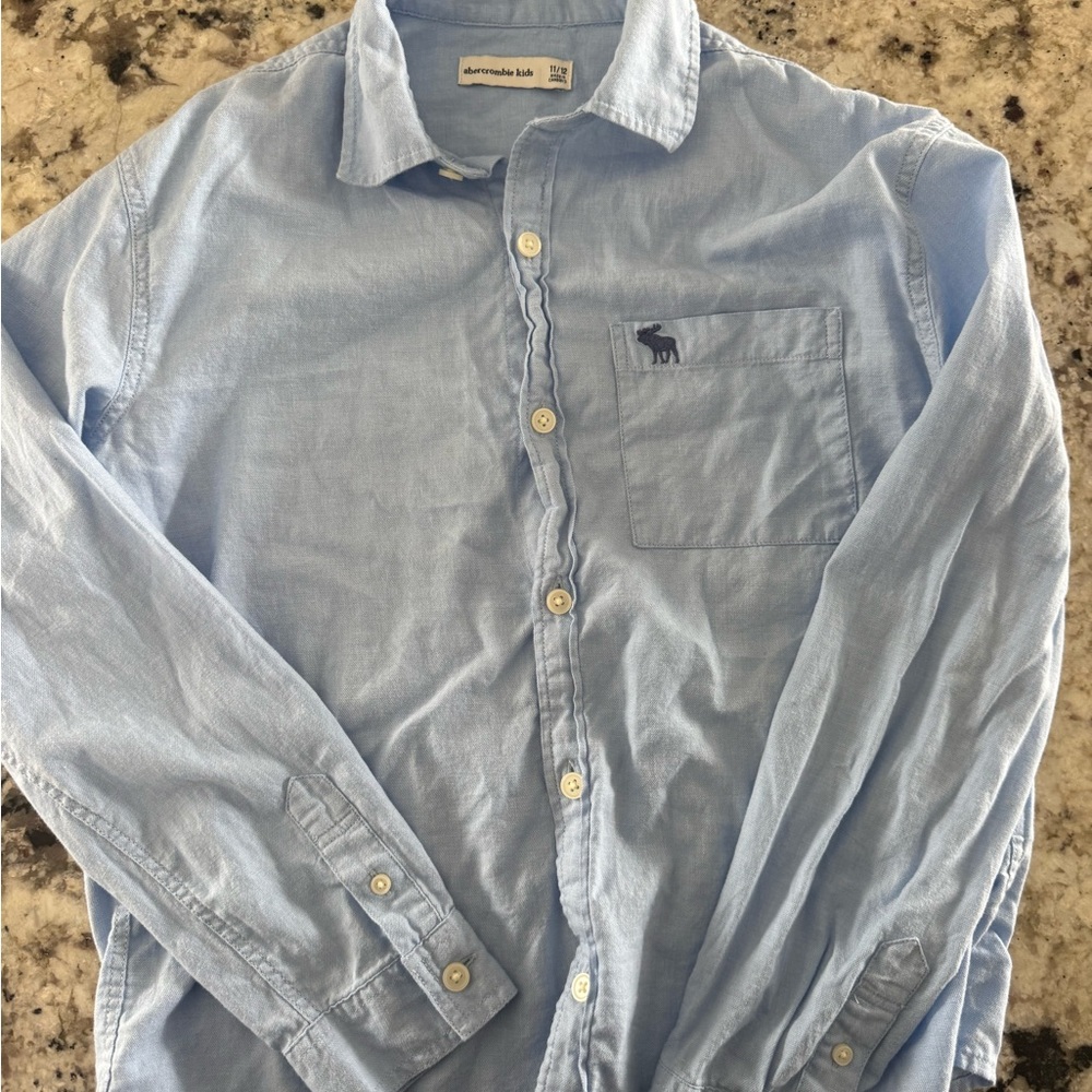 Abercrombie & Fitch Light Blue Boy’s Dress Shirt